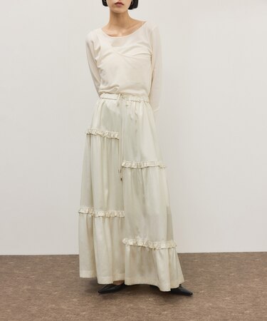 ミニフリルボリュームギャザースカート