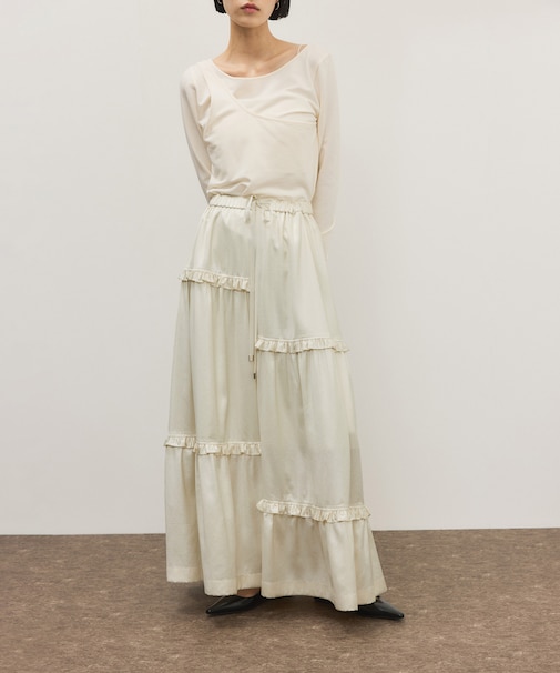 ミニフリルボリュームギャザースカート