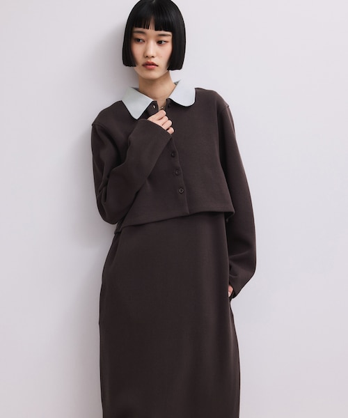 WEB限定】カーディガンセットワンピース｜アダムエロペの通販｜&mall