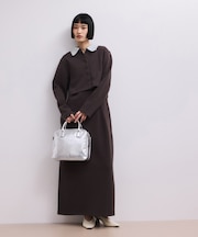 【WEB限定】カーディガンセットワンピース