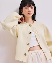 【WEB限定】・【サステナブル】セレクトネックカーディガン