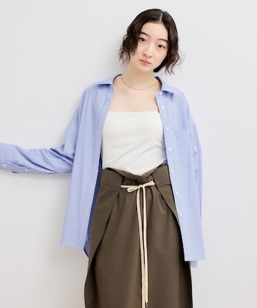 【WEB限定】ブロードカラーシャツ