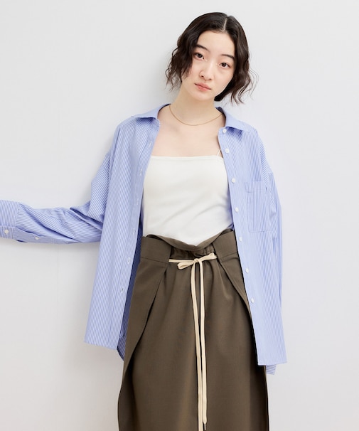 【WEB限定】ブロードカラーシャツ