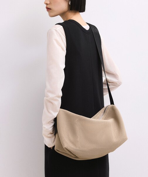 メッシュショルダーバッグ