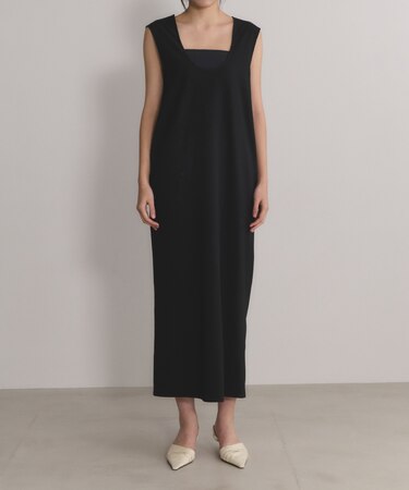 【EMOELLE】Uネックドレス