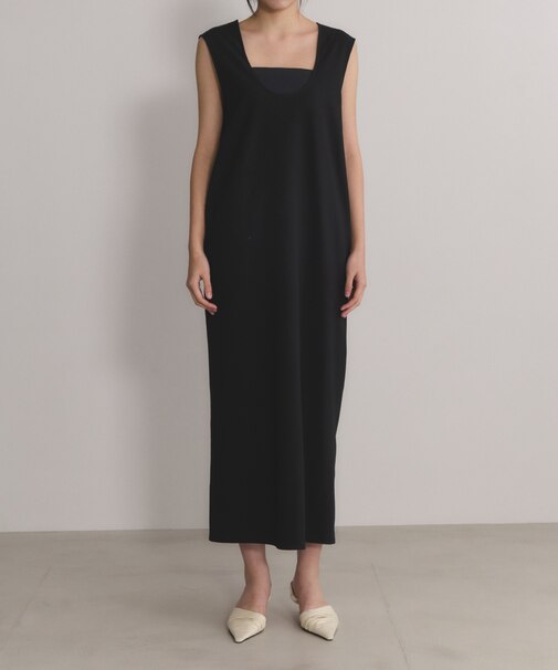 【EMOELLE】Uネックドレス