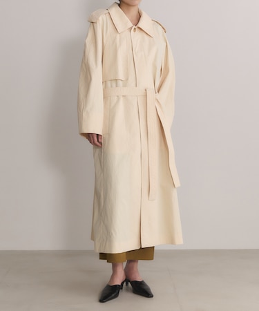 【EMOELLE】タスランナイロントレンチコート