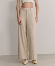 【EMOELLE】シルクネップスラックス