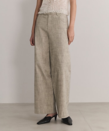 【EMOELLE】シルクネップスラックス