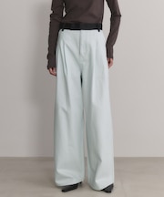 【EMOELLE】ドレスデニムパンツ（バイオ加工）