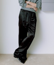 【EMOELLE】サテンイージースラックス