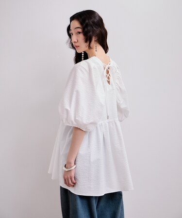 【WEB限定】2WAYバルーンスリーブチュニック