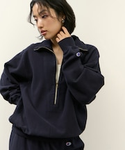 【Champion for ADAM ET ROPE'】別注 SWEAT HALF ZIP
