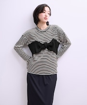 【WEB限定】ツイストビスチェドッキングプルオーバー