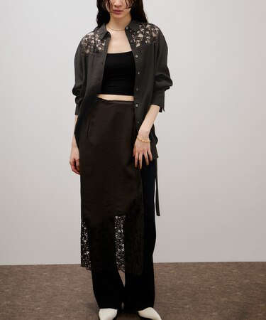 レイヤードシアーシャツ