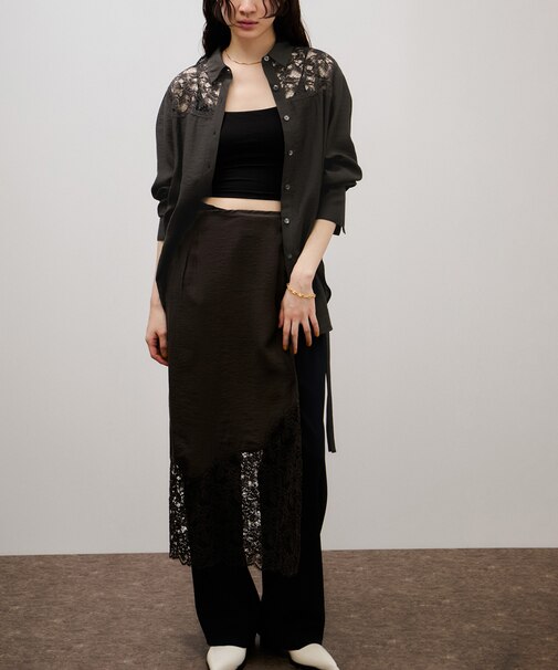 レイヤードシアーシャツ