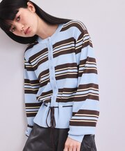 【WEB限定】バイカラーカーディガン