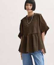 【サステナブル】バウンスカフスプルオーバー/接触冷感/UVカット