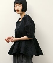 コクーンスリーブペプラムトップス