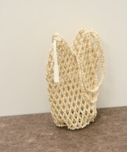 ウッドビーズバッグ