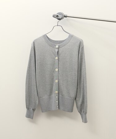 【WEB限定】シアークルーネックカーディガン