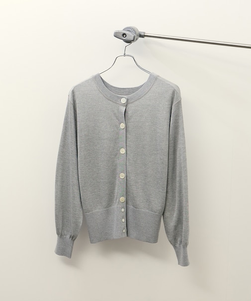 【WEB限定】シアークルーネックカーディガン