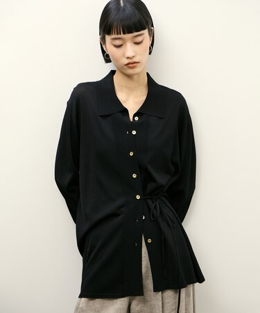 ニットシャツカーディガン