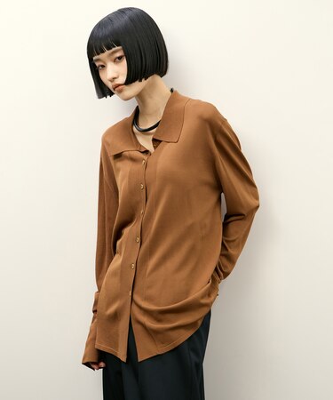 ニットシャツカーディガン