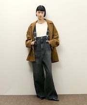 【サステナブル】2WAYデニムサロペット