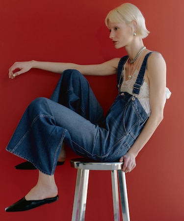 【サステナブル】2WAYデニムサロペット