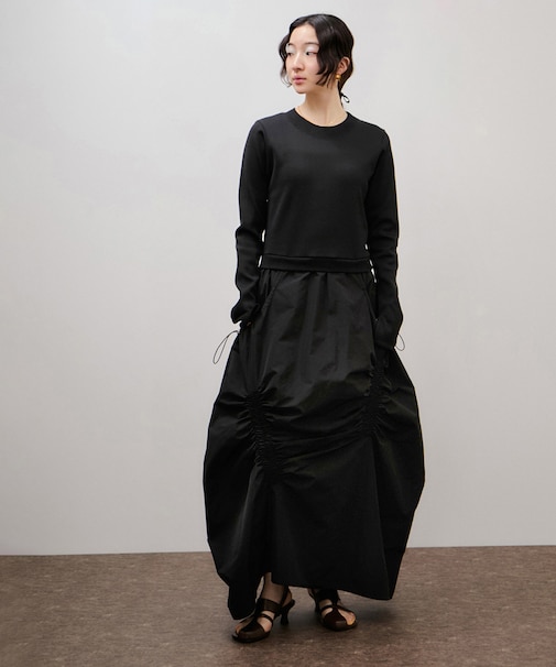 ランダムギャザーコンビワンピース