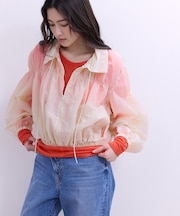 【WEB限定】ドロストネックギャザーブルゾン