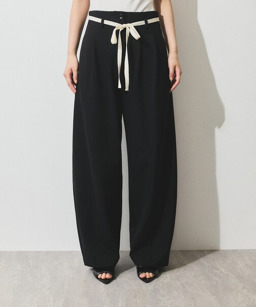 【WEB限定】ハイウエストカーブパンツ