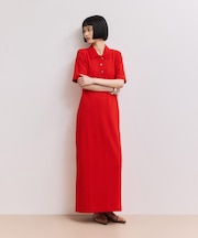 【WEB限定】ハーフスリーブポロシャツワンピース