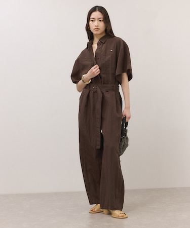 シャツジャンプスーツ