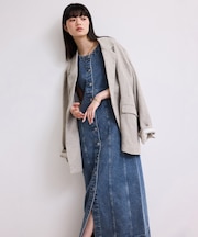【WEB限定】ライトデニムスリーブレスワンピース