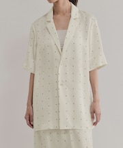 【EMOELLE】テーラーカラーシャツ