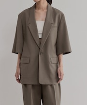 【EMOELLE】ハーフスリーブジャケット