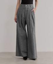 【EMOELLE】2タックデニムパンツ