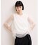 【WEB限定】・【サステナブル】・【定番】ギャザーチュールトップス