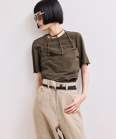 【WEB限定】ベアトップレイヤードカットソー