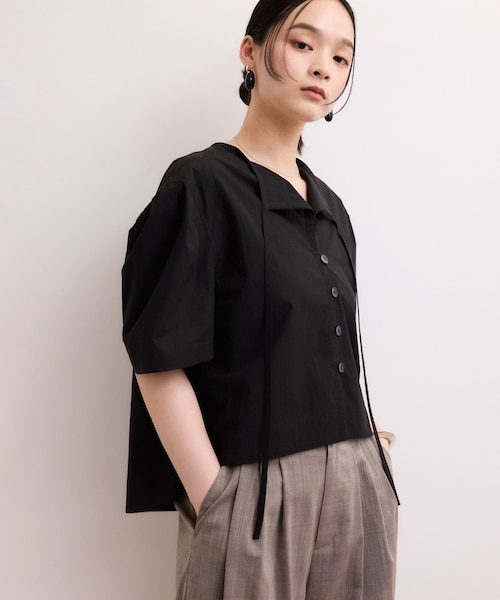 WEB限定】タックスリーブブラウス｜アダムエロペの通販｜&mall（アンド