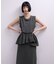 【WEB限定】ペプラムロングワンピース