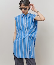 FabRICAストライプアジャストノースリーブシャツ