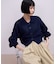 【WEB限定】ワイドリブヘムポロカーディガン