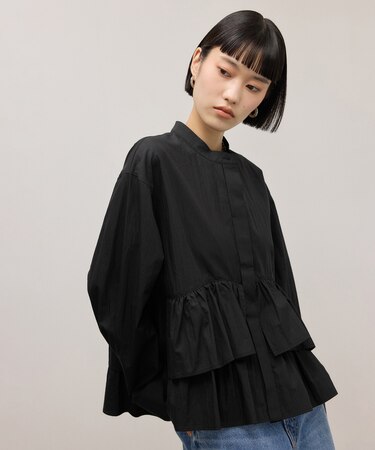 【WEB限定】・【定番】フリルブラウス