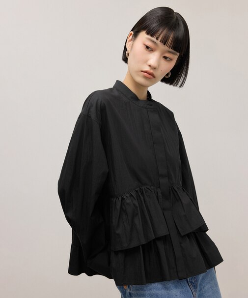 【WEB限定】・【定番】フリルブラウス
