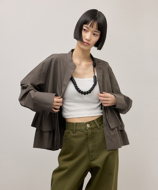 【WEB限定】・【定番】フリルブラウス