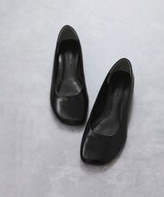 【定番】ラウンドフラットシューズ