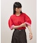 【サステナブル】ダブルフェイスニットトップス